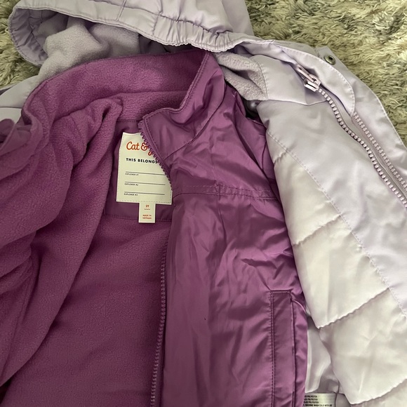 Checked toddler snow jacket 3-1 - Picture 3 of 4